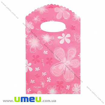 Подарочный пакетик, 19х12 см, Розовый, 1 шт (UPK-014755)