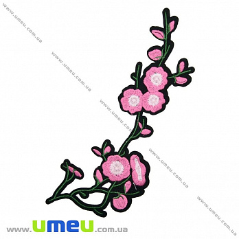 Термоаплікація Сакура рожева, 23х8 см (APL-027111)