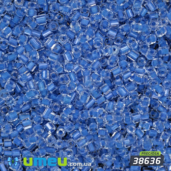 Бісер чеський Рубка 10/0, №38636, Синій фарбований (BIS-018324)