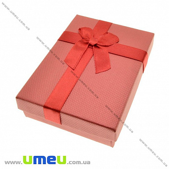 Подарочная коробочка Прямоугольная, 11х8х3 см, Красная, 1 шт (UPK-023180)