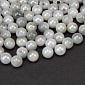 Намистини пластикові градієнтні, Круглі, 6 мм, Сірі (BUS-059561)