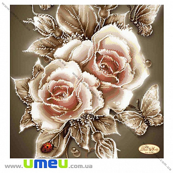 Схема для выш. бисером Тэла Артис, Карамельные розы, 30х30 см, 1 шт (UPK-027806)