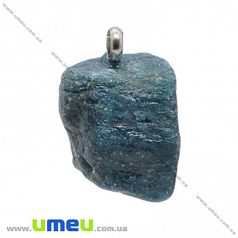 Подвеска из натурального камня Апатит, 35х21х19 мм, 1 шт (POD-012019)