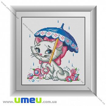 [Архив] Набор алмазной живописи Dream Art Кошка под зонтиком 30183, 30x32 см, 1 набор (SXM-035402)