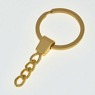 Кільце для ключів з ланцюгом, Золото, 30 мм, 60 мм (OSN-059396) Кільце для ключів з ланцюгом, Золото, 30 мм, 60 мм (OSN-059396)