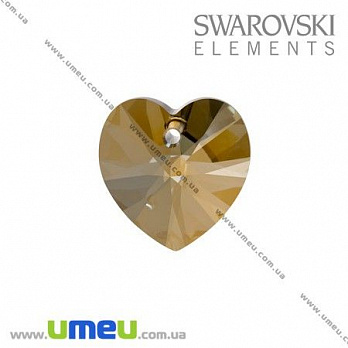 Подвеска Swarovski 6228 Bronze Shade, 10 мм, Сердце, 1 шт (POD-005636)