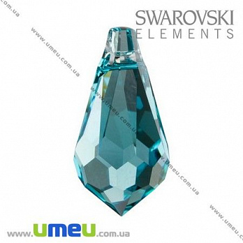 [Архів] Підвіска Swarovski 6000 Light Turquoise, 13х6,5 мм, Крапля (POD-005465)