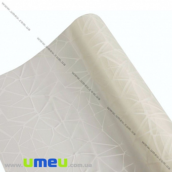 Пакувальна плівка матова Павутинка, Кремова, 68х100 см (UPK-030254)