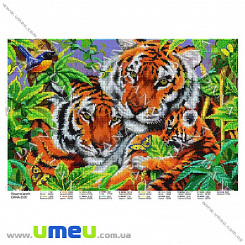 Схема для виш. бісером Dana, Котяча ідилія DANA-3300, 41х27 см (SXM-034497)