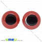 Очки з штифтом круглі (з заглушками), 24 мм, Червоні, 1 комплект (DIF-030518)