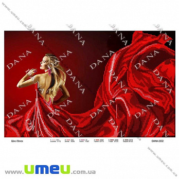 Схема для виш. бісером Dana, Шик і блиск DANA-3302, 41х25 см (UPK-027821)