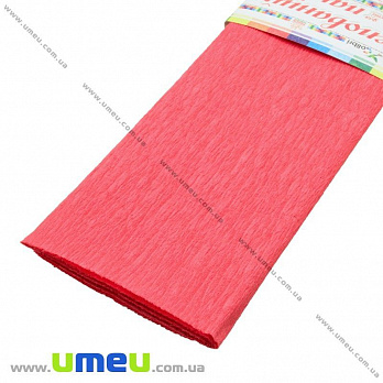 Гофрированная бумага Украина, Красная светлая, 0,5х2 м, 1 рулон (DIF-023814)