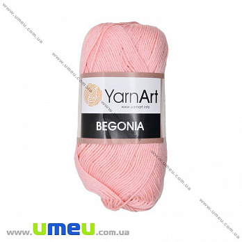 Пряжа YarnArt Begonia 50 г, 169 м, Розовая светлая 6313, 1 моток (YAR-023011)