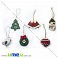 Набір з фетру для створення 6 іграшок, Ялинкові іграшки ФН-93, 6х7 см (FLT-034885)