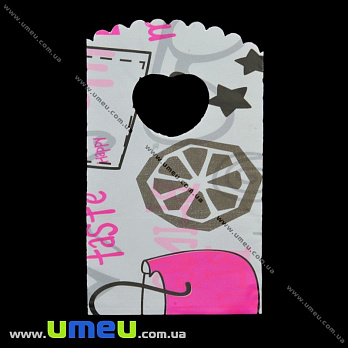 Подарунковий пакетик, 15х9 см, Білий (UPK-012327)