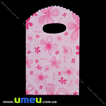 Подарочный пакетик, 19х12 см, Розовый, 1 шт (UPK-012337)