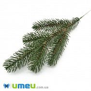 Ветка ели, Зелёная, 24-25 см (DEC-039594)