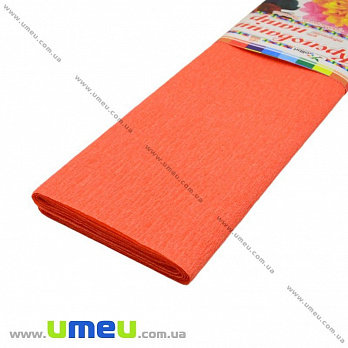 Гофрированная бумага Украина, Оранжевая, 0,5х2 м, 1 рулон (DIF-019126)