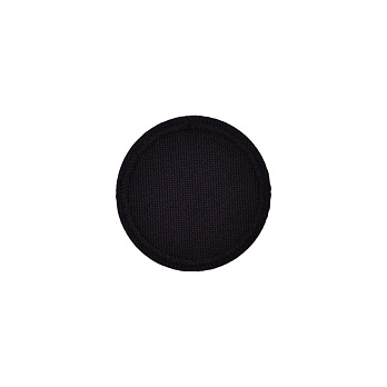 Термоаплікація Кругла, 3,2 см, Чорна (APL-053374)