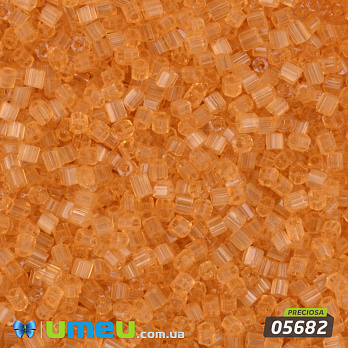 Бісер чеський Сатин 11/0, №05682, Помаранчевий (BIS-050514)