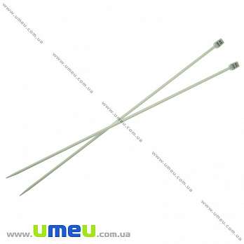 Спицы прямые тефлоновые с заглушкой, 4,5 мм, 35 см, 1 пара (YAR-024570)