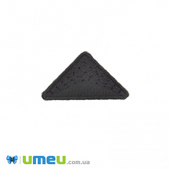 Термоаплікація Трикутна, 4х2,3 см, Чорна (APL-042491)