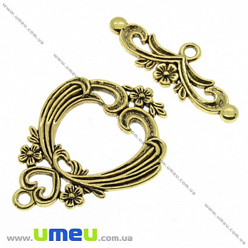 [Архів] Тогл, Античне золото, 38х29 мм (ZAM-006636)
