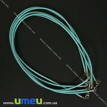 [Архів] Основа на шию шовкова, Блакитна, 46 см, 3 мм (OSN-001352)