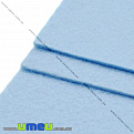Фетр 2 мм, 10х15 см, 207 Голубой, 1 шт (FLT-011584)