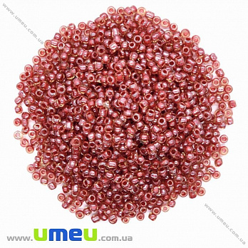 Бісер китайський дрібний, 12/0, Червоний хамелеон, 2 мм (BIS-022409)