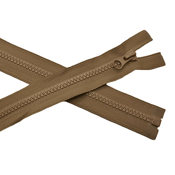 Блискавка тракторна роз'ємна 70 см, Тип 5, Коричневий світлий (ZIP-060393)