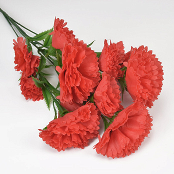 Букет гвоздики, 70 см, Красный (DIF-057790)