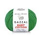Пряжа Gazzal Baby Cotton №3456, 50 г, 165 м, Зелена (YAR-062519)