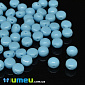 Бусина чешское стекло Preciosa Candy 6х4,5 мм, №63020, Голубая (BUS-040602)