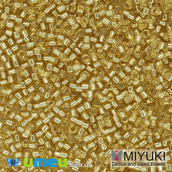 Бисер японский Miyuki Delica 11/0 DB042, Золотистый, 3 г (BIS-038855)