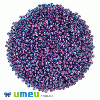 Бісер китайський середній, 8/0, Фіолетовий хамелеон, 3 мм (BIS-037667)