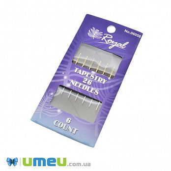 Набір для вишивки гобеленових голок №26, 6 шт (UPK-043389)