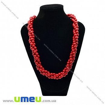 [Архів] Намиста з натурального каменю Джгут Корал (прес.), 49 см (BUS-028704)