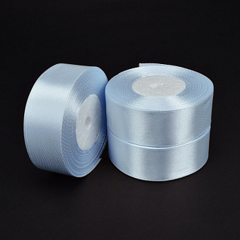 Атласна стрічка, 25 мм, Блакитна (LEN-060312)