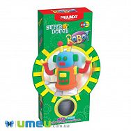 Маса для ліплення Paulinda Super Dough Robot заводний механізм (крокує), помаранчевий (DIF-043521)