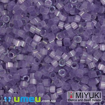 Бісер японський Miyuki Delica 11/0 DB1809, Сатин бузковий (BIS-045517)