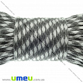 Шнур паракорд семижильный меланж 4 мм, Серый, 1 м (LEN-012237)