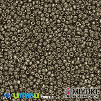 Бисер японский Miyuki круглый RR 15/0 №4222, Duracoat Galvanized, Бронзовый (BIS-045884)