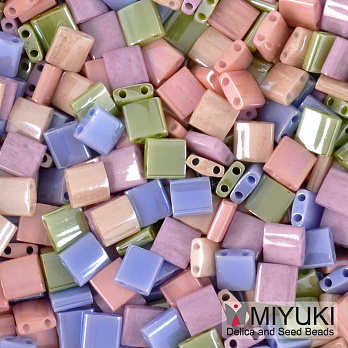 Бісер японський Miyuki TILA №mix19, Різнокольоровий (BIS-051196)