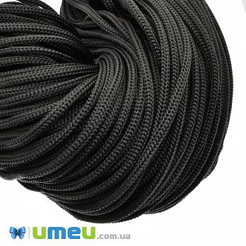 Полипропиленовый шнур, 5 мм, Черный, 1 м (LEN-046285)