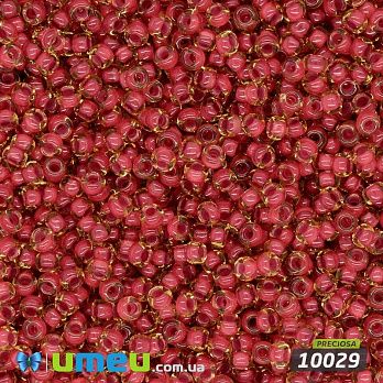 Бісер чеський №969/10029, Червоний, Хамелеон, 10/0 (BIS-043915)