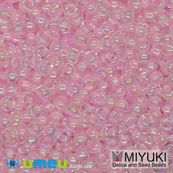 Бісер японський Miyuki круглий RR 11/0 №272, Рожевий АВ (BIS-045586)