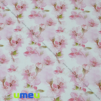 Пакувальний папір Персиковий вишні, Рожевий, 70х100 см (UPK-035552)