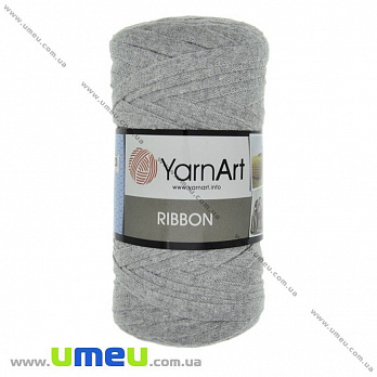 Пряжа YarnArt Ribbon 250 г, 125 м, Серая светлая 757, 1 моток (YAR-029673)