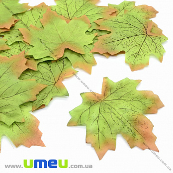 Лист кленовый, 8х6 см, Зелено-коричневый, 1 шт (DIF-033315)